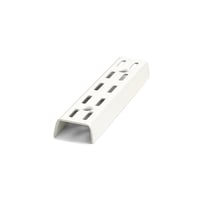 Vgskinne, 2000 mm, hvid