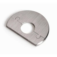 Click-one-two rustfri vgroset med lige side til radiatorrr, 27,5 mm