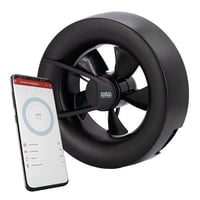 Ventilator DUKA S8 Wi-Fi, 230V, 2.5W, sort