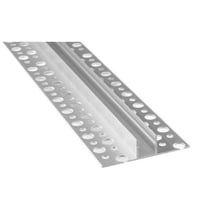 Aluprofil til LED-bnd i klinker/fliser, 13x13 mm, 2 meter, alu-skinne, inkl. mlkehvidt cover