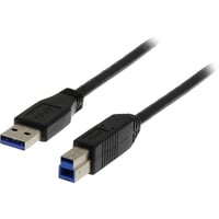 Billede af DELTACO,USB 3.0 kabel, USB-A han - USB-B han, 2m, sort hos WATTOO.DK