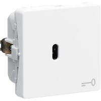 LK FUGA - Korrespondance ngleafbryder med sljfeklemme, 1 modul, hvid billede