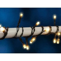 Lyskde med 120 stk varm hvide LED, IP44, 9 meter - Veli Line