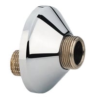 Forskruning, excentrisk, 3/4''-1/2'', 60mm, med roset (70mm), forkromet