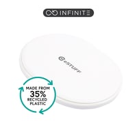 INFINITE (GRS) Wireless Charger Pad, 15W, hvid