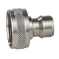 Nito koblingsnippel, 1/2" rustfri med 3/4" indvendig