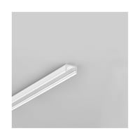 2 meter aluprofil SLIM8 AC2/Z - Hvid lakeret, pbygning, LED skinne
