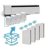 Pettinaroli gulvvarmepakke, trdlst styresystem Alpha Premium, 4 zoner
