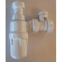 Vakuum vandls, 32 mm, justerbar indlb, hvid - Multikwik