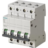 Billede af Siemens 5SL4 - Automatsikring, C 20A, 400Vac, 3P+N, 10kA, 4 modul