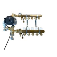 ALTECH 3/4'' UPM3 15/50 5KR - KVIKSHUNT UPM3 15-60 pumpe, 3/4'' fordelerrør, 5 kredse