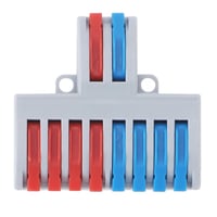 Samlemuffe, skruels, 2 til 8 leder, 250V, 32A, IP20