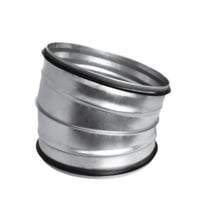 Bjning 15 100 mm, nippel/nippel, galvaniseret stl