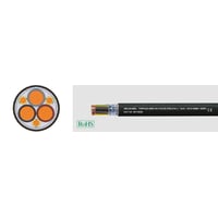 Motorkabel TOPFLEX-EMV-UV-3PLUS 2YSLCYK-J, 3X1,5+3G0,25, afml - pr. meter