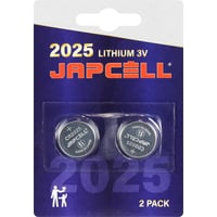 Se Japcell lithium CR2025 batteri, 2 stk. hos WATTOO.DK