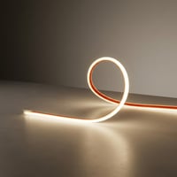 2m Badeværelses strip vandtæt - 24V DC, 12W/m, COB LED - Kulør : Varm
