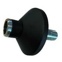 QuickBox forskruning, 1/2" x 3/4", lige, sortlakeret