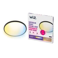 WiZ SuperSlim plafond, 43 cm, 2450lm, Tunable White, 22W, WiFi/Matter, Sort
