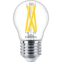 Philips Master Dimtone LED krone E27-p?re klar, d?mpbar, 470lm, Dim to Warm, 90Ra, 3,4W