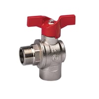 Pettinaroli kuglehane, m/T greb rd, 59/9, vinkel nippel/muffe, 3/4"