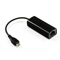 USB Micro til Ethernet adapter, kablet, sort, USBMICROETHBB