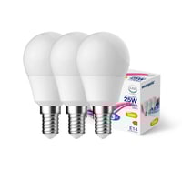 Nordlux Energetic E14 LED-pre, 250lm, 2700K, 80Ra, 2,9W - 3 pak (restsalg)