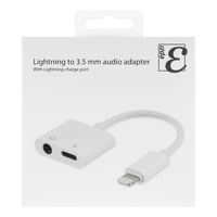 Lightning 3.5 mm audio adapter charging audio alu case