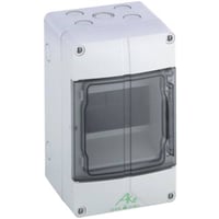 Spelsberg AKe 05 - Gruppetavle, IP55, IK07, Med skinne, 1 Række, 5 Moduler