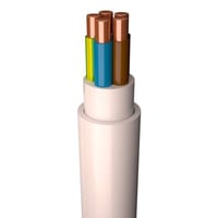 kabel XPJ-HF D 5G4 Dca, hvid, halogenfri, T500 - pr. meter