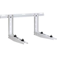 Vægbæring 960 x 520 x 400 mm bæreævne 300 kg pulverlakeret metal BEMÆRK: Vibrationsdæmper medfølger ikke.