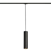 SLV ENOLA B 1-faset pendel til skinnesystem, GU10, sort – Nordtronic Long Life, 3000K, 360lm, Ra90, 40.000 timer, dmpbar