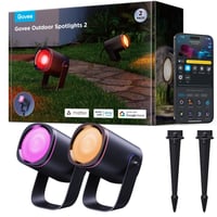 Govee Outdoor Spotlights 2-pak, udendrs spotlights p spyd, sort