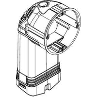 Eurodse forfradse halogenfri HE 74-L, lufttt, 68mm - OBO Bettermann