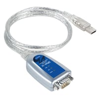 Moxa USB til seriel konverter, 1x RS-232, DB9M (80 cm kabel), USB 2,0 kompatibel / UPort 1110