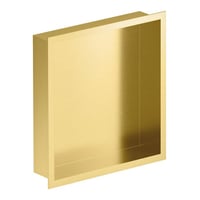 Damixa Zen indbygningshylde, brstet messing