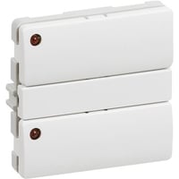 Fuga Svagstrmstryk Med 4 Tryk Og 1 Lysdiode Pr. Tangent Hvid Lauritz Knudsen