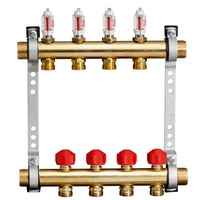 Roth gulvvarme fordelerrør, 1" x 3/4", 3 kredse