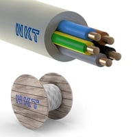 Forsyningskabel NOIKX 90, 5G6, lysegr, afml - NKT Fasteners - pr. meter