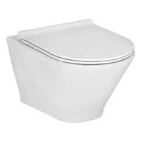 Billede af Roca Gap Rimless vghngt toilet + sde, hvid