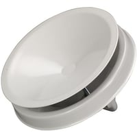 LINDAB Kontrolventil KIR160 (RAL9003) til indblæsning med afdækningsplade. Monteres i ventilramme VGL, VGU el. VGM.