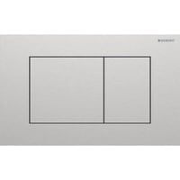 Geberit Sigma 40 Square betjeningsplade, børstet rustfrit stål
