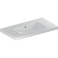 Geberit iCon Light hndvask, 900 mm x 480 mm, hvid KeraTect, med overlb billede
