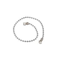 Kuglekæde med forbindelsesled 250 mm krom messing