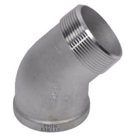 Vinkel 45 4408/316, 20 bar, muffe/nippel, 1/2"