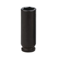 Slagtop 1/2", lang, 6-kantet, 22 mm - Irimo