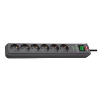 Billede af Eco-Line 13.500A extension socket 6-way anthrazi 1,5m H05VV-F 3G1,5