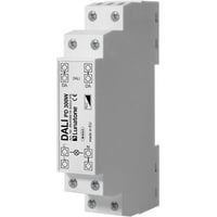 DALI-2 universel lysdæmper på 300W som kan anvendes til 230V LED lyskilder og drivere. Beregnet til montering på DIN-skinne.
