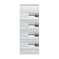 HAGER Gruppetavle GD413F 4 x 13 moduler med PE-klemme HxBxD: 625 x 250 x 103 mm IP 30, Hvid RAL 9010