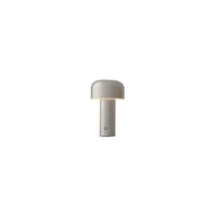 LEDlife Mushroom bordlampe - Slv, genopladelig, touch dmpbar, IP20, 3W, 100lm, RA90