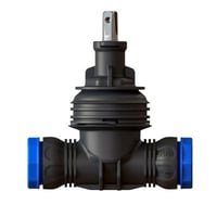 Isiflo Ecoline stikledningsventil, komposit, 32 mm, PN16